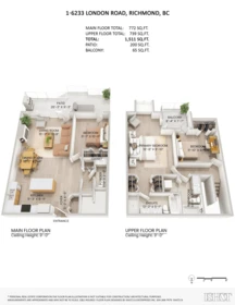 Aerial View of 1 6233 London Road, Richmond, BC