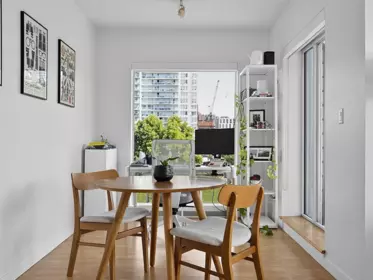 Breakfast Nook Photo of 501 1150 Bute Street, Vancouver, BC