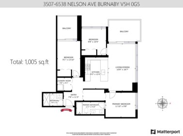 Backyard Photo of 3507 6538 Nelson Avenue, Burnaby, BC