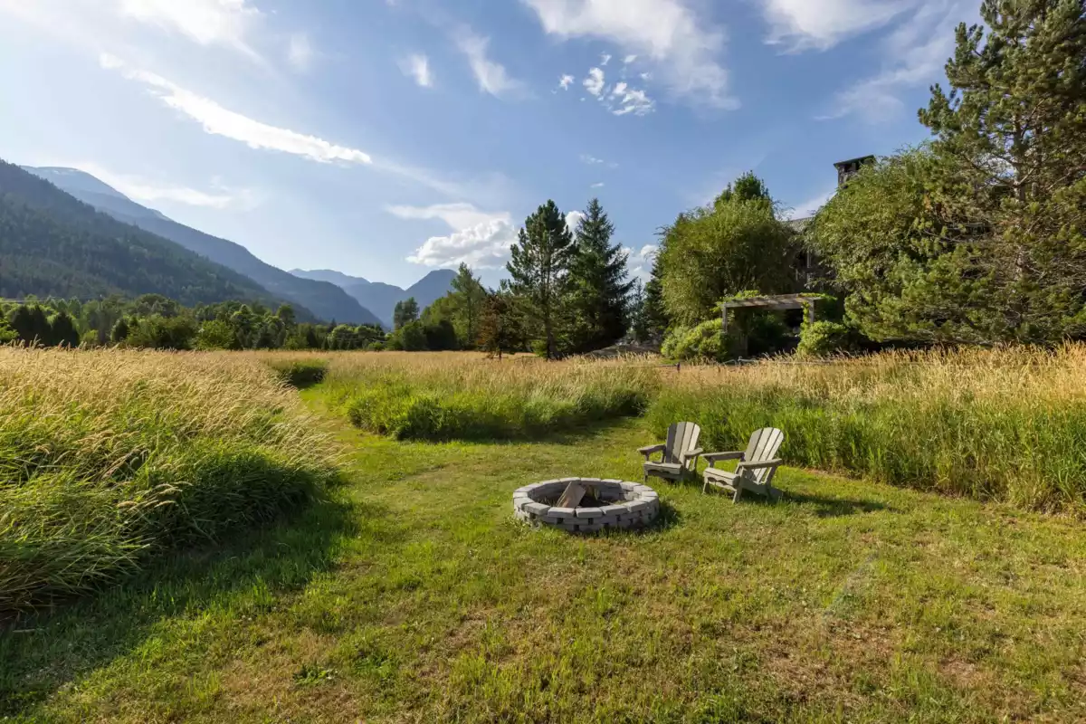 Aerial View of 1360 Collins Road, Pemberton, BC