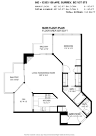 803 13353 108 Avenue, Surrey, BC, Surrey — Apartment/Condo for sale