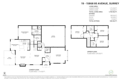 19 15868 85 Avenue, Surrey, BC, Surrey — Townhouse for sale