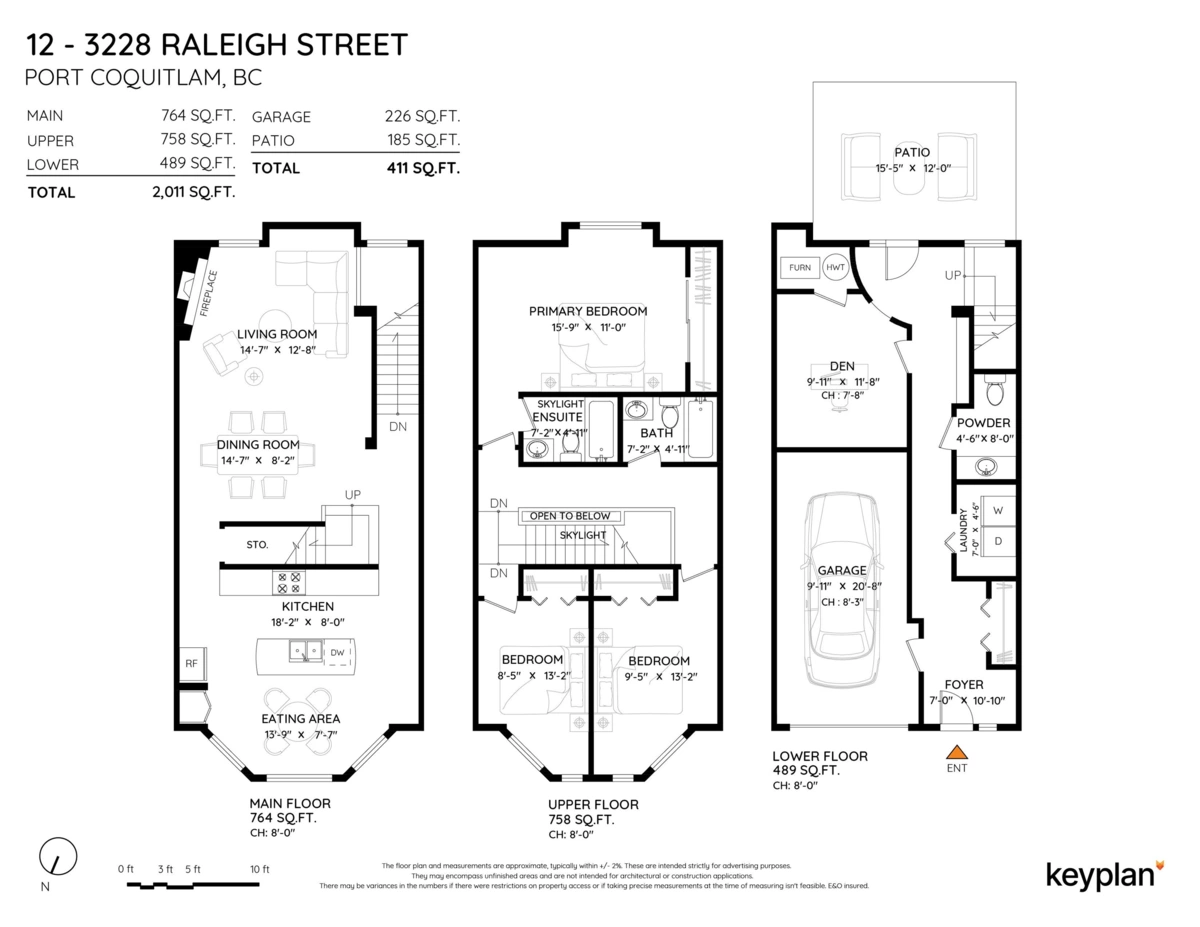 Fitness Center Photo Near 12 3228 Raleigh Street, Port Coquitlam, BC