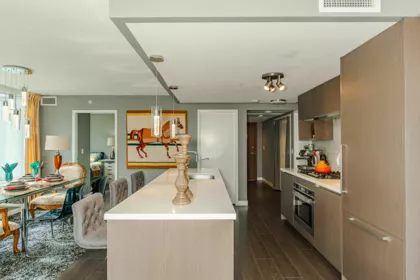 Kitchen Photo of 601 8833 Hazelbridge Way, Richmond, BC