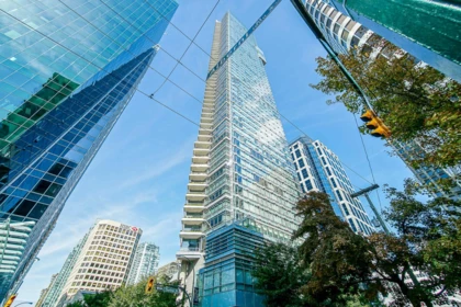 Aerial View of 3001 1111 Alberni Street, Vancouver, BC