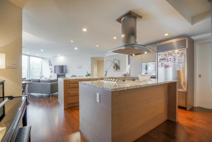 Kitchen Island Photo of 3001 1111 Alberni Street, Vancouver, BC