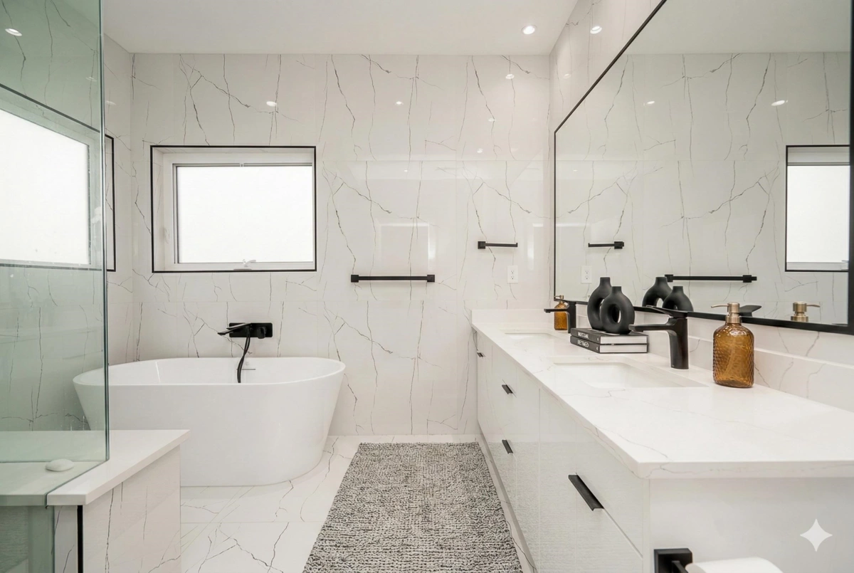 Powder Room Photo of 3846 Southwood Street, Burnaby, BC