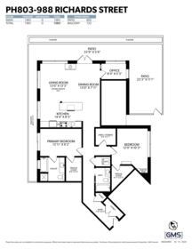 Street View Photo of PH803 988 Richards Street, Vancouver, BC