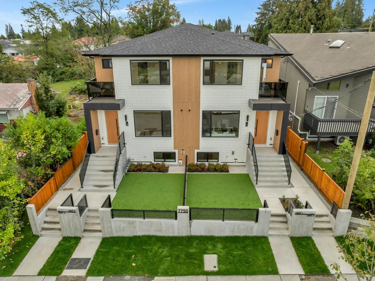Exterior Rear Photo of 1 7750 Mayfield Street, Burnaby, BC