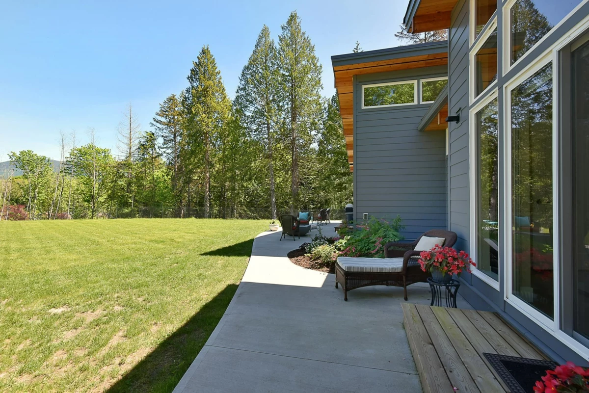 Aerial View of 5963 Ripple Way, Sechelt, BC