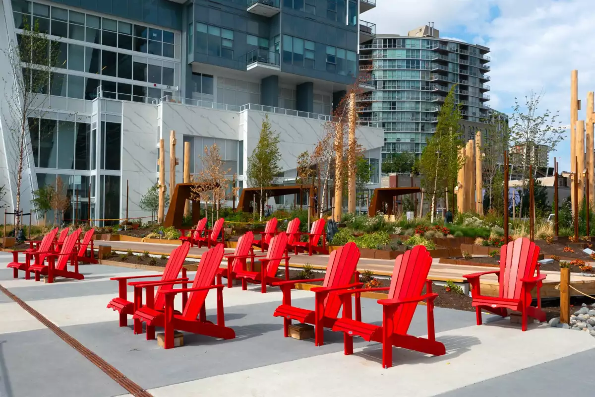 Aerial View of 4004 680 Quayside Drive, New Westminster, BC