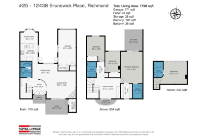Bedroom 3 Photo of 25 12438 Brunswick Place, Richmond, BC