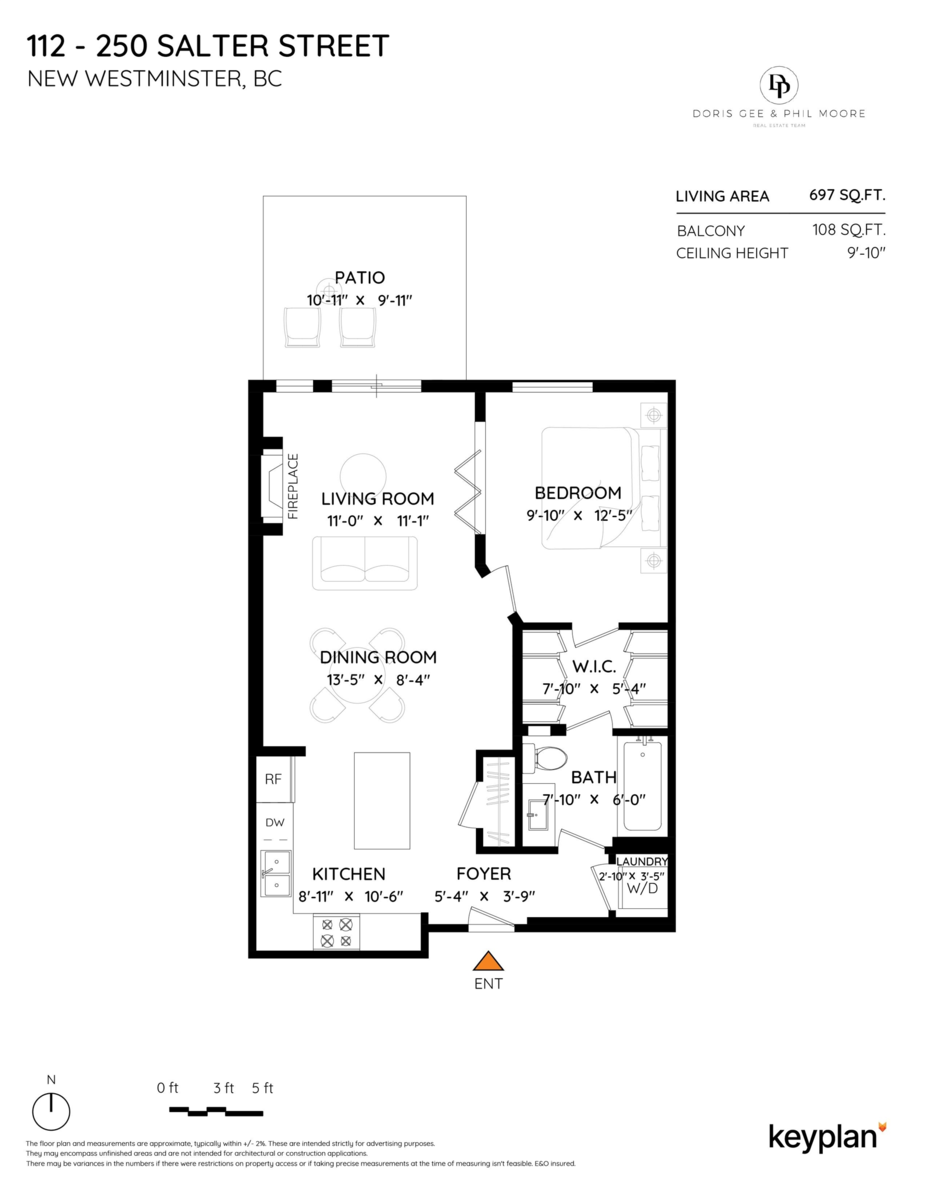 Kitchen Photo of 112 250 Salter Street, New Westminster, BC