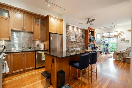 Kitchen Island Photo of 112 250 Salter Street, New Westminster, BC