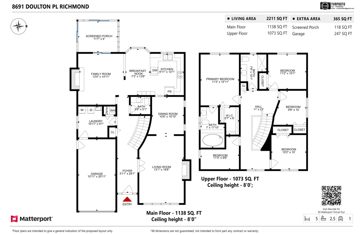 Primary Bathroom Photo of 8691 Doulton Place, Richmond, BC