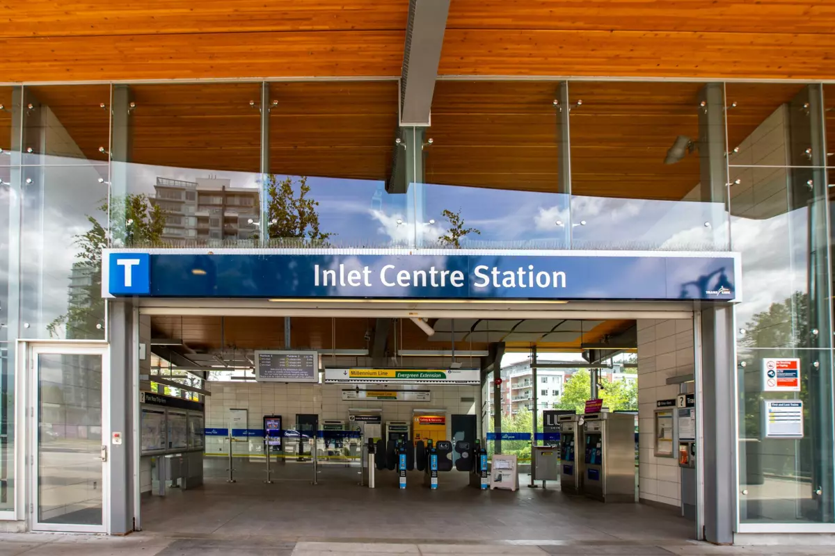 Aerial View of 3362 Viewmount Drive, Port Moody, BC