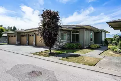 Front exterior of 111 51096 Falls Court, Chilliwack, BC