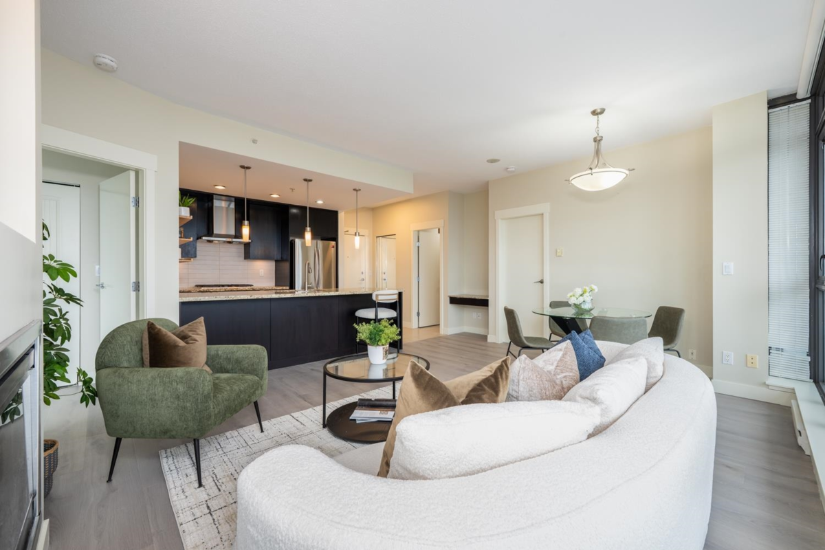 Living Room Photo of 2808 7088 18th Avenue, Burnaby, BC