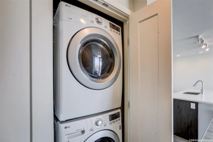 Laundry Room Photo of 1703 8688 Hazelbridge Way, Richmond, BC