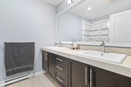 Basement Recreation Room Photo of 16 11176 Gilker Hill Road, Maple Ridge, BC