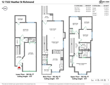 12 7322 Heather Street, Richmond, BC, Richmond — Townhouse for sale