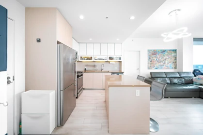 Kitchen Island Photo of 1206 8850 University Crescent, Burnaby, BC