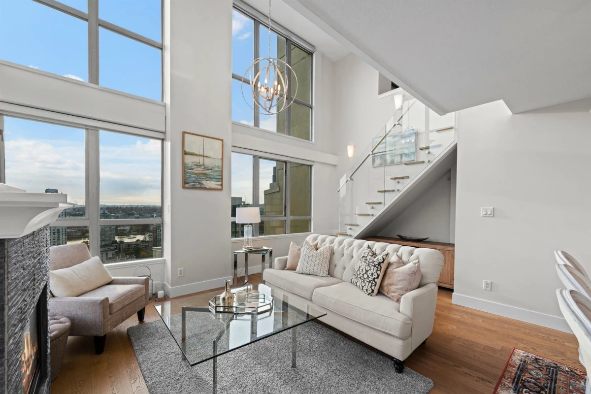 Family Room Photo of 2204 1238 Richards Street, Vancouver, BC