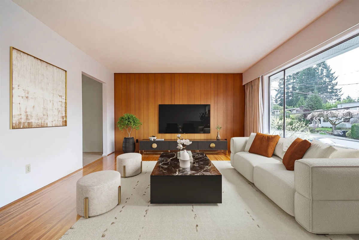 Living Room Photo of 1634 Ross Road, North Vancouver, BC