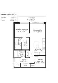 Outdoor Patio Photo of 4106 4650 Brentwood Boulevard, Burnaby, BC