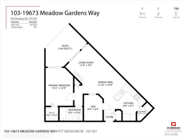 Basement Recreation Room Photo of 103 19673 Meadow Gardens Way, Pitt Meadows, BC