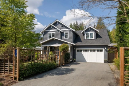 Aerial View of 1141 Lenora Road, Bowen Island, BC