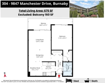 Outdoor Patio Photo of 304 9847 Manchester Drive, Burnaby, BC