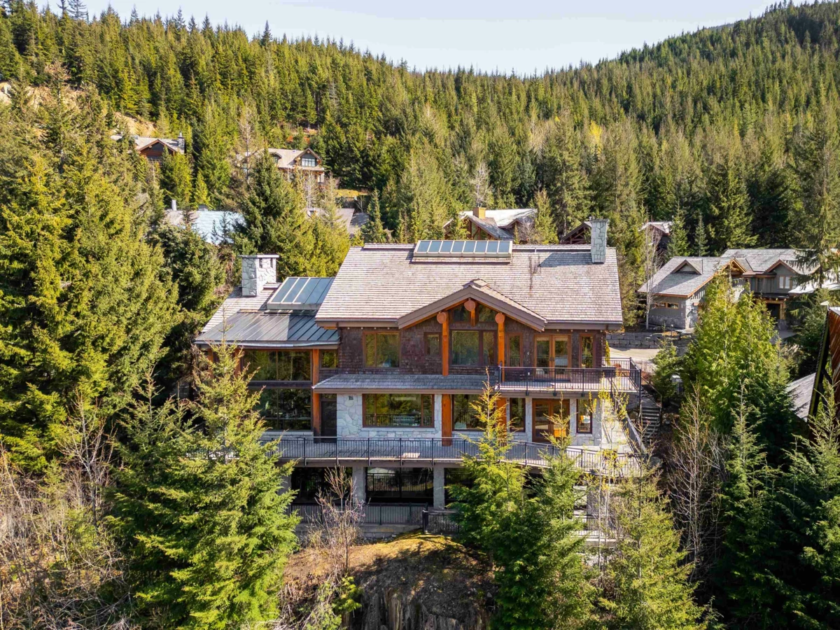 Exterior Rear Photo of 3803 Sunridge Place, Whistler, BC