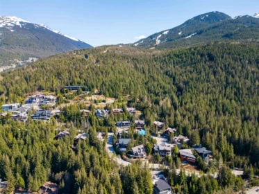 Aerial View of 3803 Sunridge Place, Whistler, BC