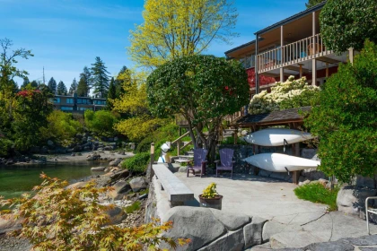 Backyard Photo of 4455 Harris Place, North Vancouver, BC