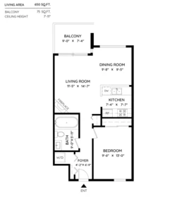 Hallway Photo of 203 985 W 10th Avenue, Vancouver, BC