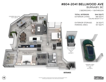 804 2041 Bellwood Avenue, Burnaby, BC, Burnaby — Apartment/Condo for sale