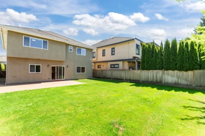 Aerial View of 7551 Lombard Road, Richmond, BC