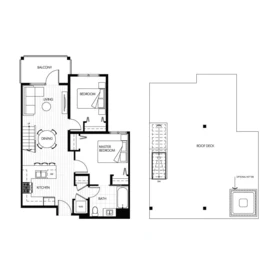 Aerial View of 607 128 E 8th Street, North Vancouver, BC