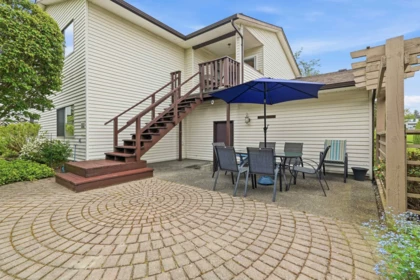 Aerial View of 8469 153a Street, Surrey, BC