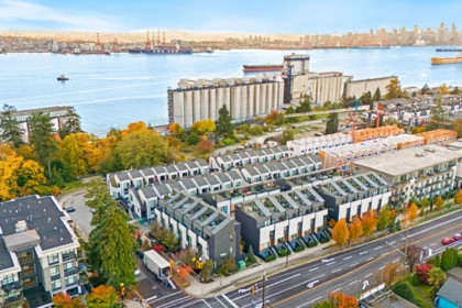 Aerial View of 107 650 E 2nd Street, North Vancouver, BC