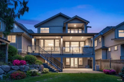 Aerial View of 1318 Kingston Street, Coquitlam, BC