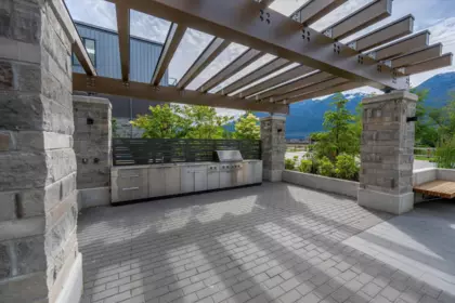 Aerial View of 410 1500 Scott Crescent, Squamish, BC