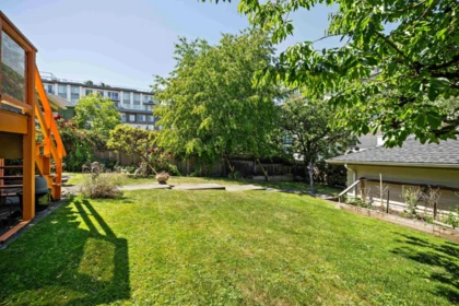 Aerial View of 455 W 26th Avenue, Vancouver, BC
