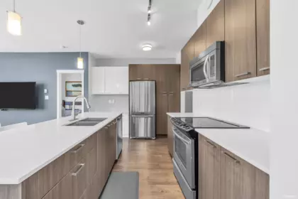 Kitchen Island Photo of 312 617 Smith Avenue, Coquitlam, BC