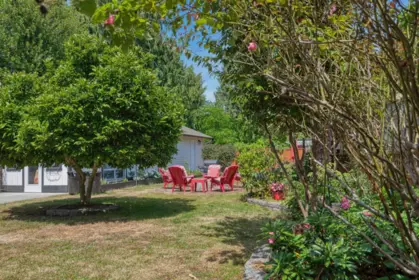 Aerial View of 4664 Sunshine Coast Highway, Sechelt, BC