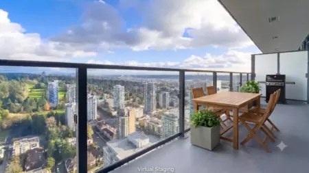 Outdoor Deck Photo of 4302 3809 Evergreen Place, Burnaby, BC