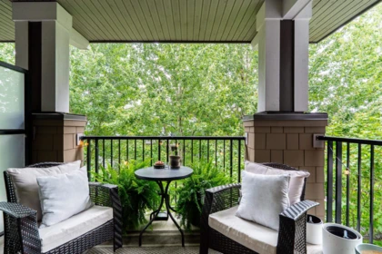 Outdoor Deck Photo of 321 6688 120 Street, Surrey, BC