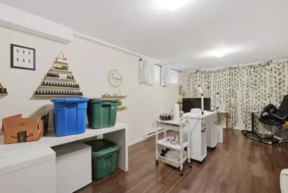 Basement Recreation Room Photo of 14 45535 Shawnigan Crescent, Chilliwack, BC