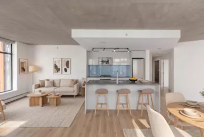 Living Room Photo of 810 128 W Cordova Street, Vancouver, BC